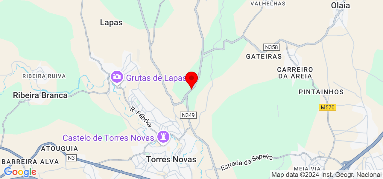 Jeferson Oliveira - Santarém - Torres Novas - Map