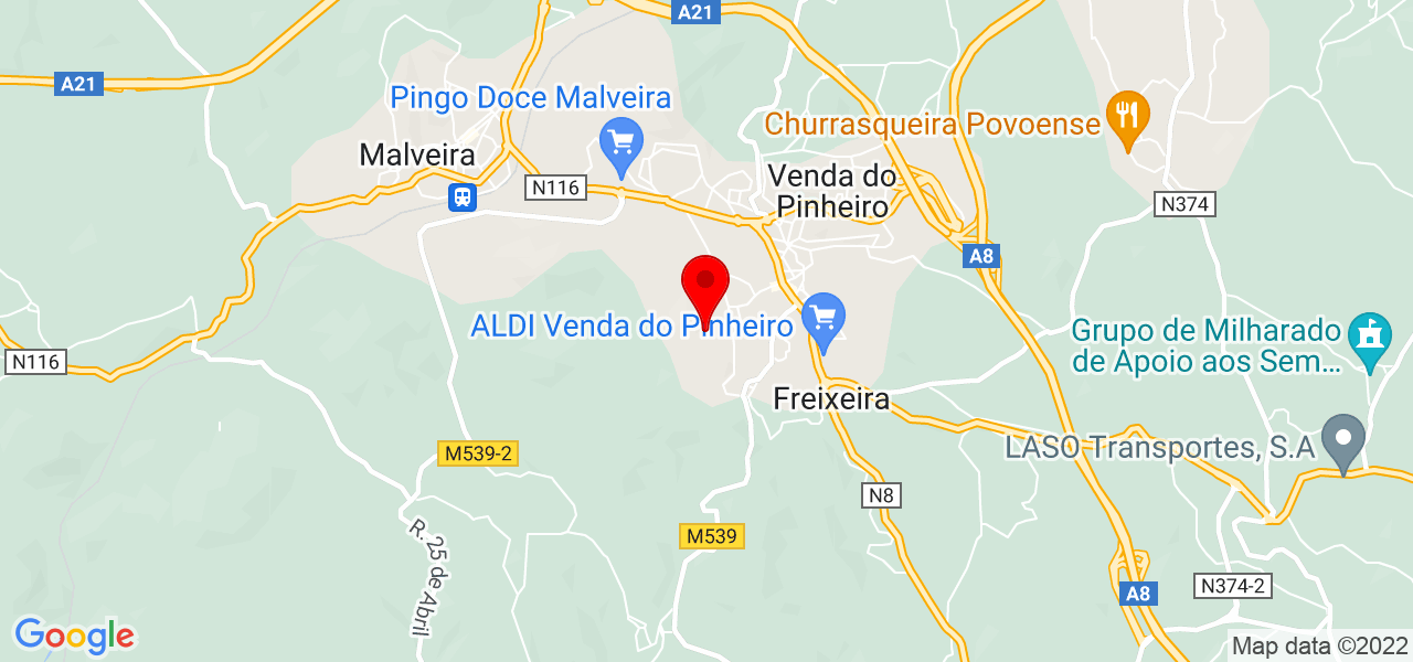 In&ecirc;s de Oliveira Moreira - Lisboa - Mafra - Mapa