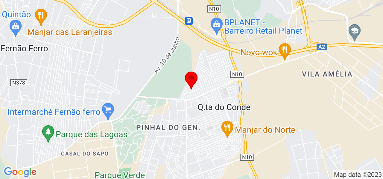 André Pintor - Setúbal - Sesimbra - Map