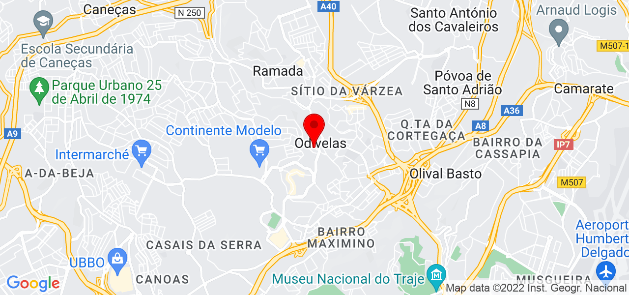 Eduarda - Lisboa - Odivelas - Mapa