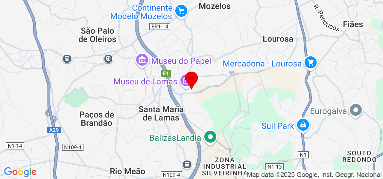 Gabriel Costa - Aveiro - Santa Maria da Feira - Mapa