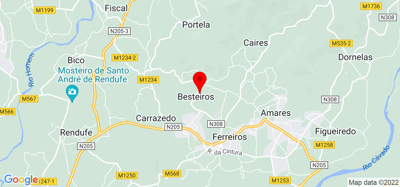 Patrik Mille - Braga - Amares - Mapa