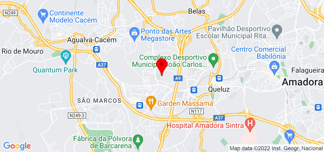 Primor Electricidade - Lisboa - Sintra - Mapa
