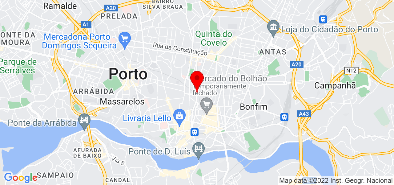 Iremita Oliveira - Porto - Porto - Mapa