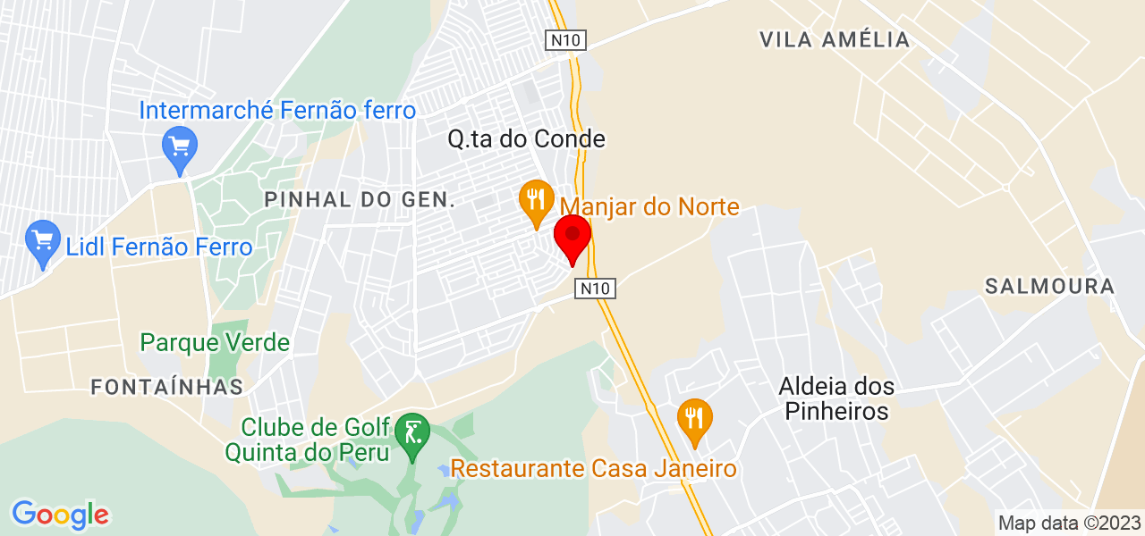 M&aacute;rio Casadinho - Setúbal - Sesimbra - Mapa
