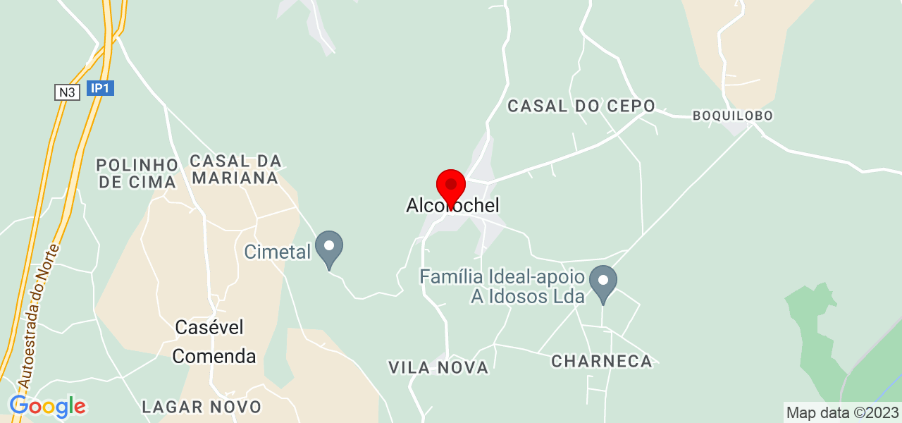 Bestgreen - Santarém - Torres Novas - Mapa