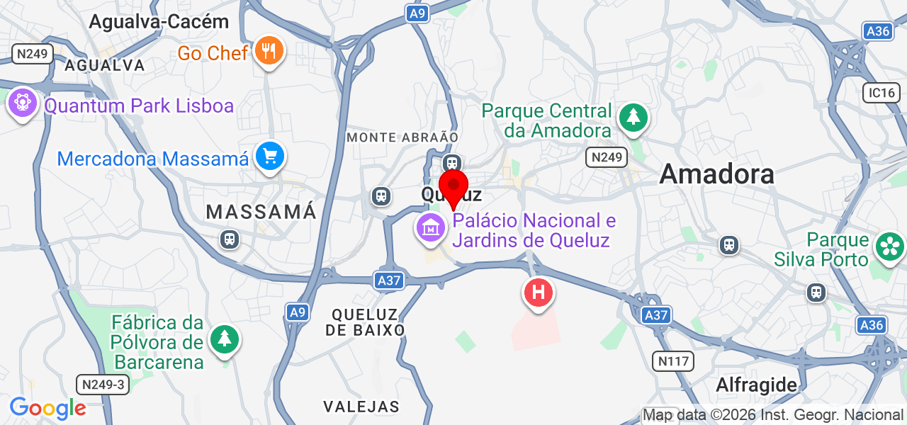 Edna e Oliveira - Lisboa - Sintra - Mapa