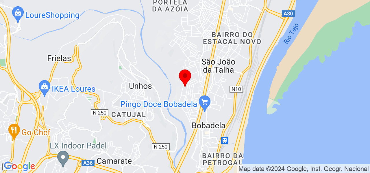 Gisela Oliveira - Lisboa - Loures - Mapa