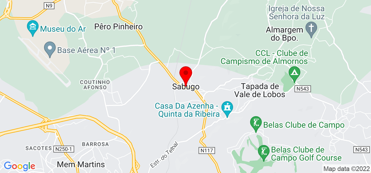 Dario Serrador - Lisboa - Sintra - Mapa