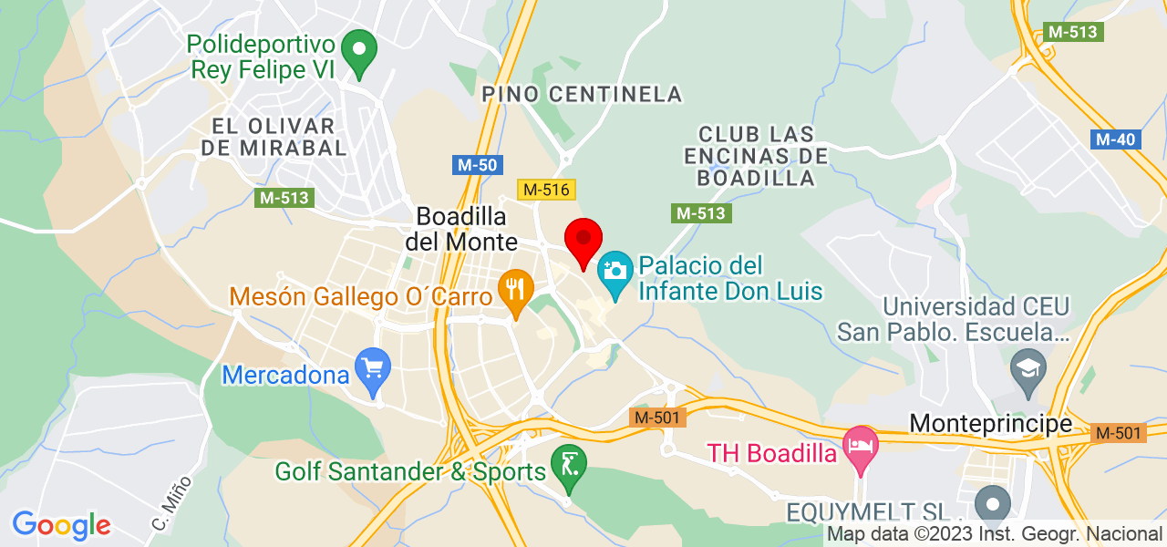 Miriam - Comunidad de Madrid - Boadilla del Monte - Mapa