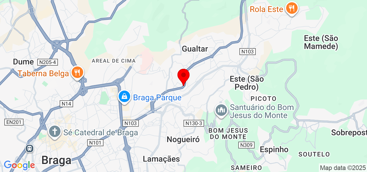 Alba Britto - Braga - Braga - Mapa