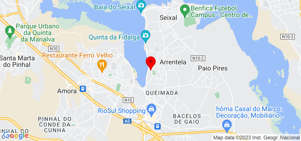 Reinaldo - Setúbal - Seixal - Mapa