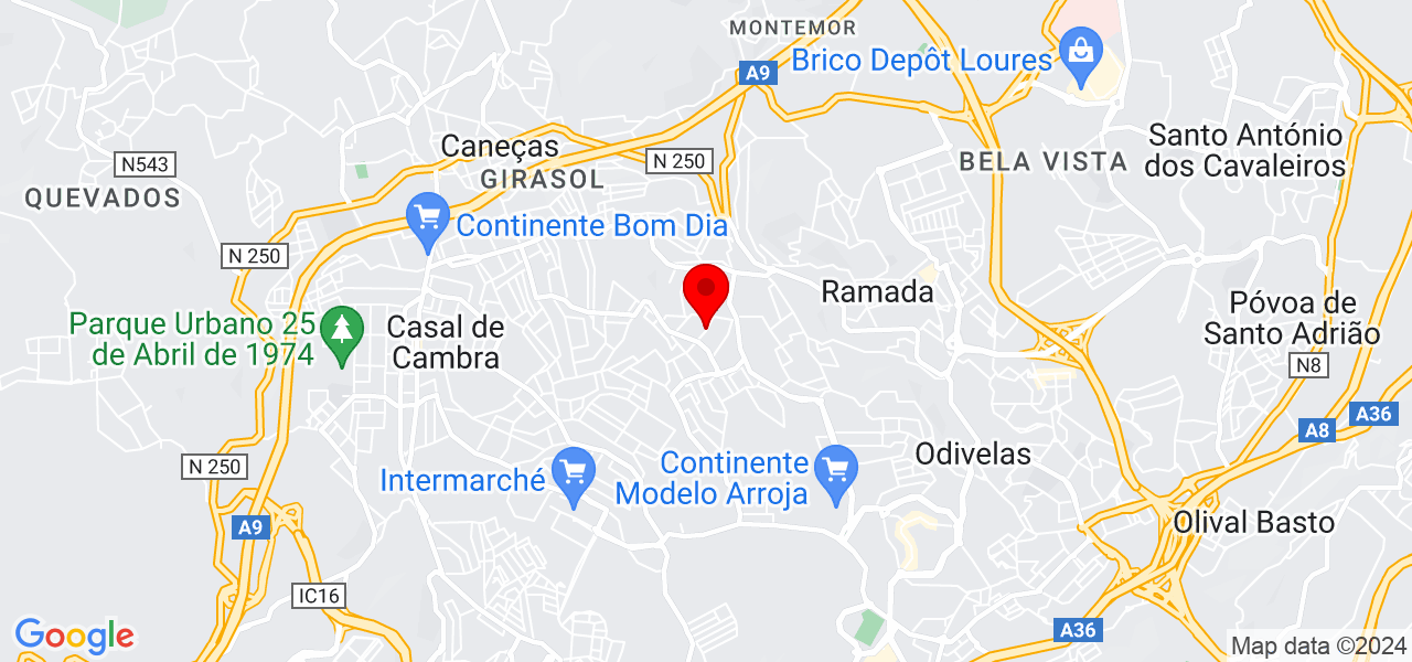 Carla de Almeida - Lisboa - Odivelas - Map