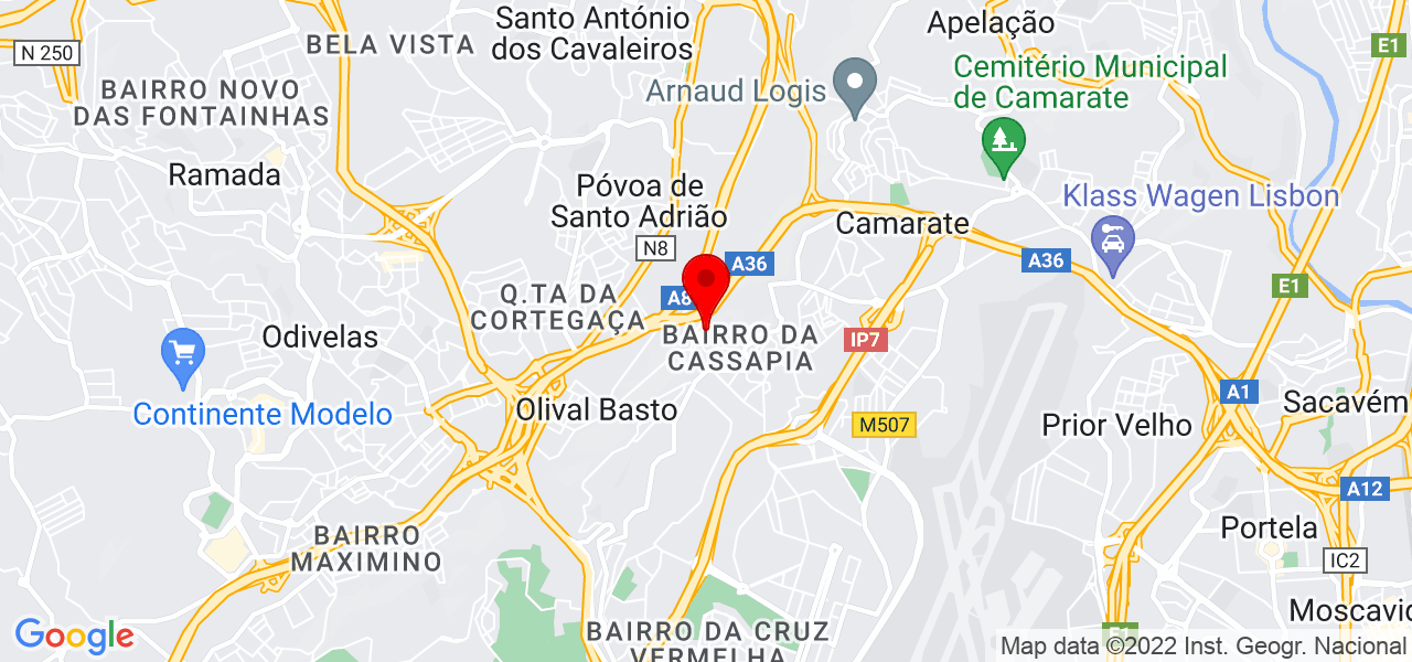 Adilia simao - Lisboa - Odivelas - Mapa