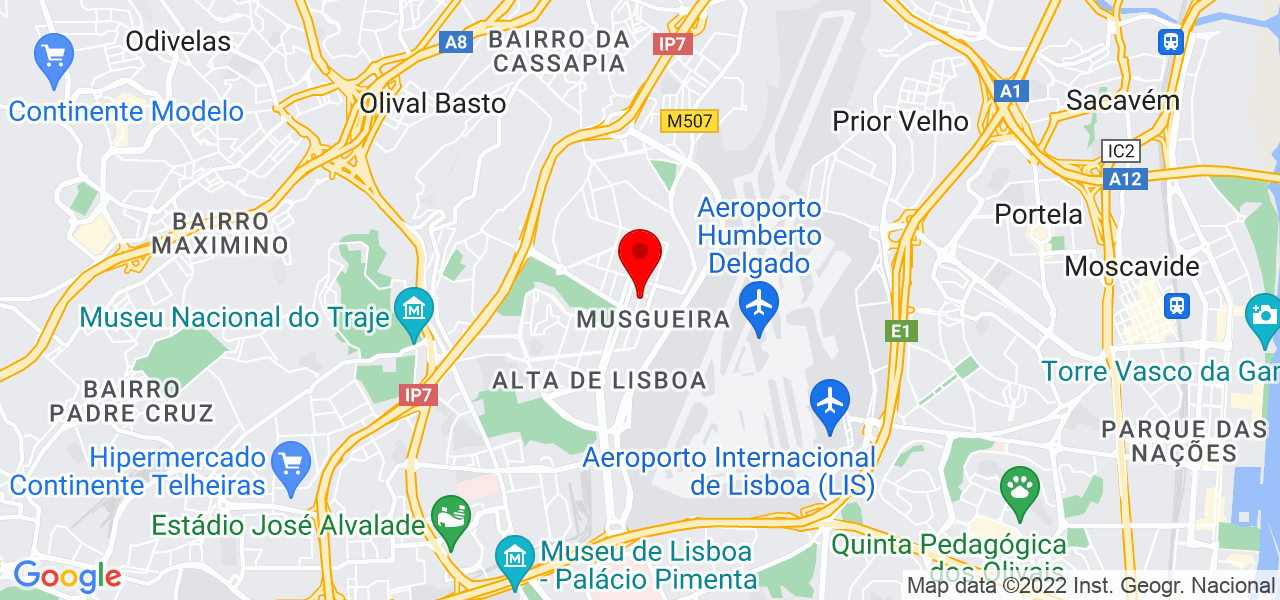 Raquel Gon&ccedil;alves - Lisboa - Lisboa - Mapa