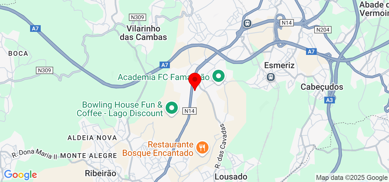 Tek-Janelasnorte - Braga - Vila Nova de Famalicão - Map