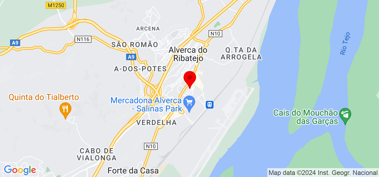 Eliana Bispo - Lisboa - Vila Franca de Xira - Mapa