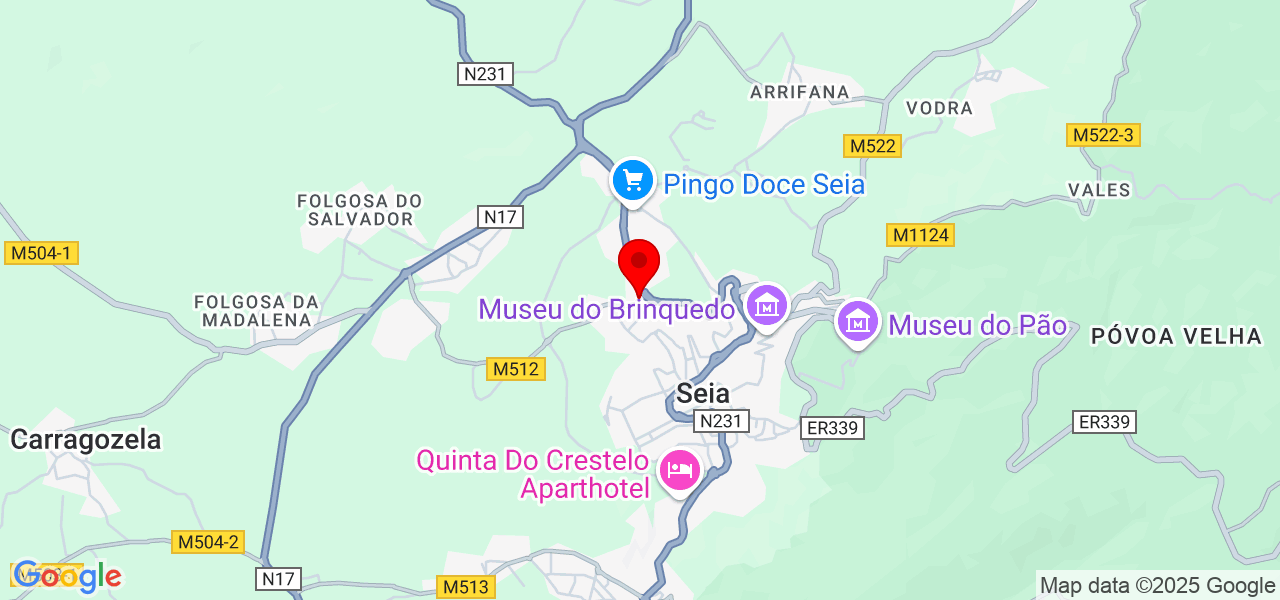 Decoradora Anita Silva - Guarda - Seia - Mapa