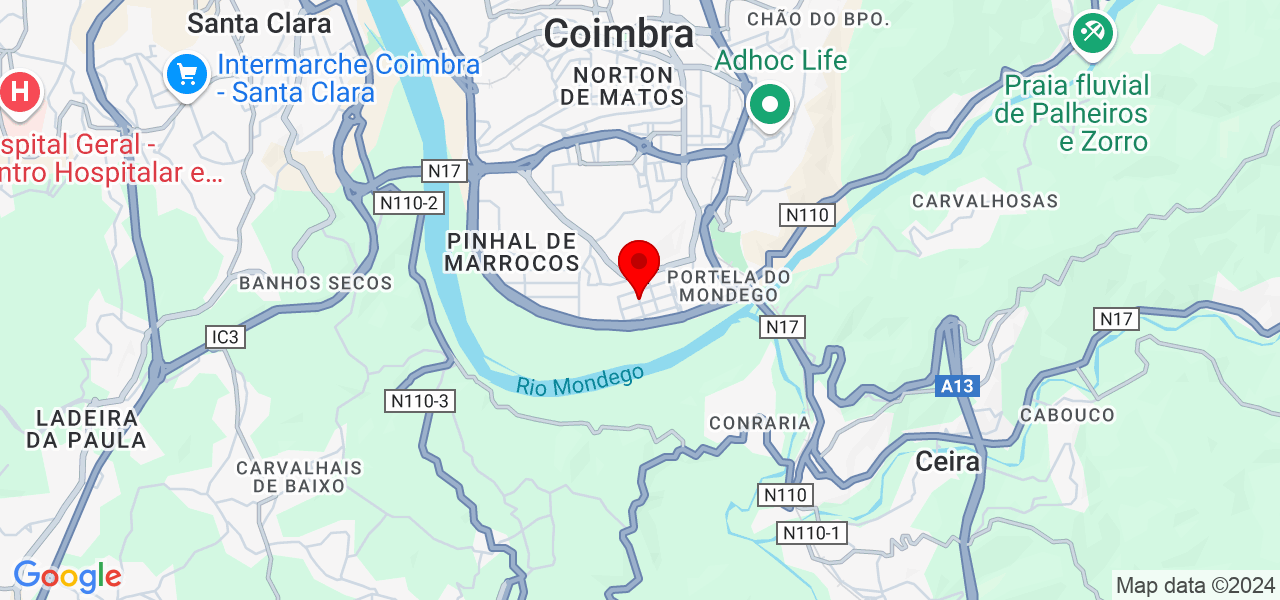 Paulo Nuno - Coimbra - Coimbra - Mapa