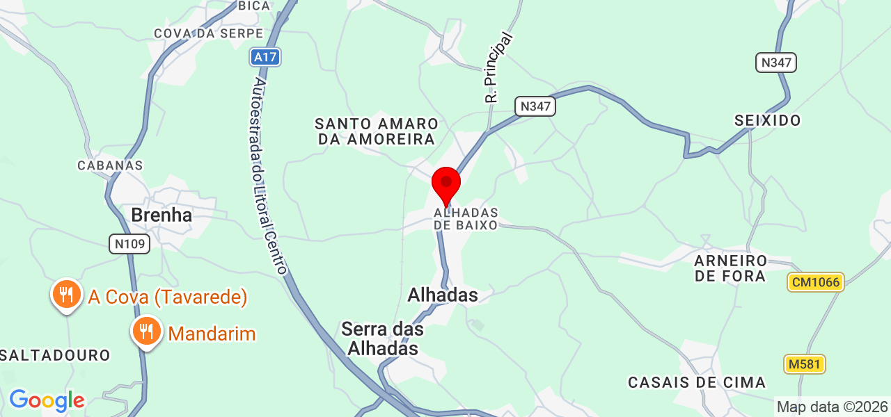 Nova Casa e Fachada - Coimbra - Figueira da Foz - Mapa