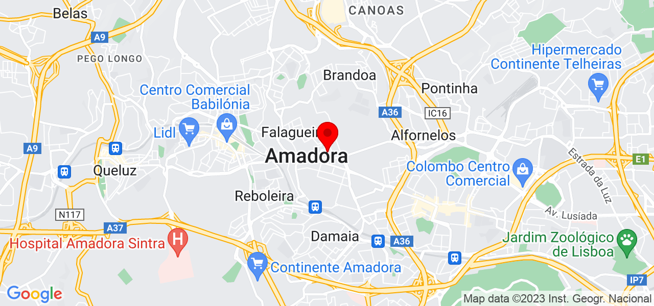 AKIRA PetShop&amp;Care - Lisboa - Amadora - Mapa