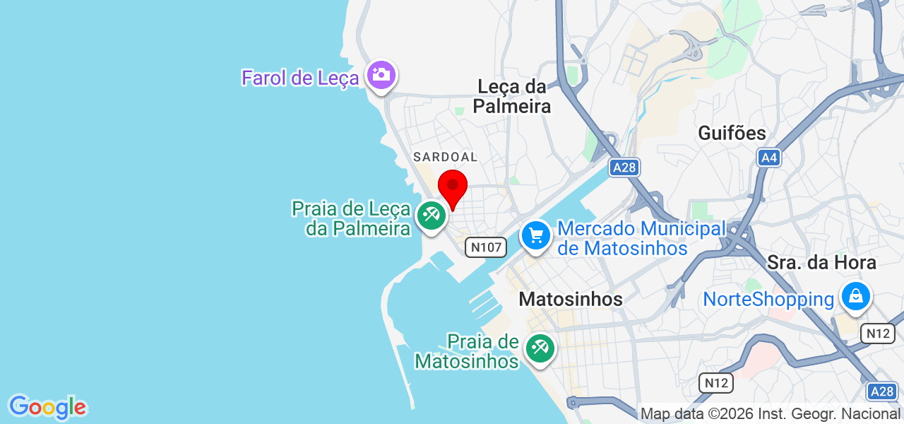 Lucas - Porto - Matosinhos - Karte
