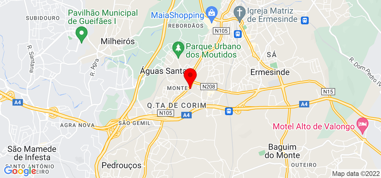 Francisco Carvalho - Porto - Maia - Mapa