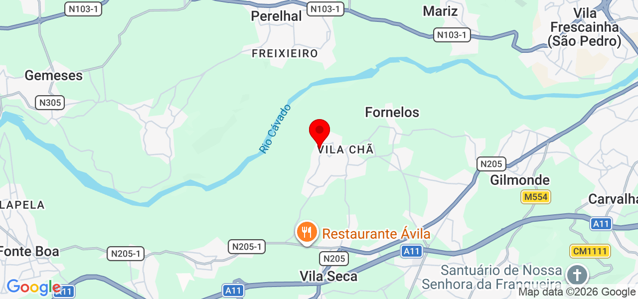 Costa limpezas - Braga - Barcelos - Mapa