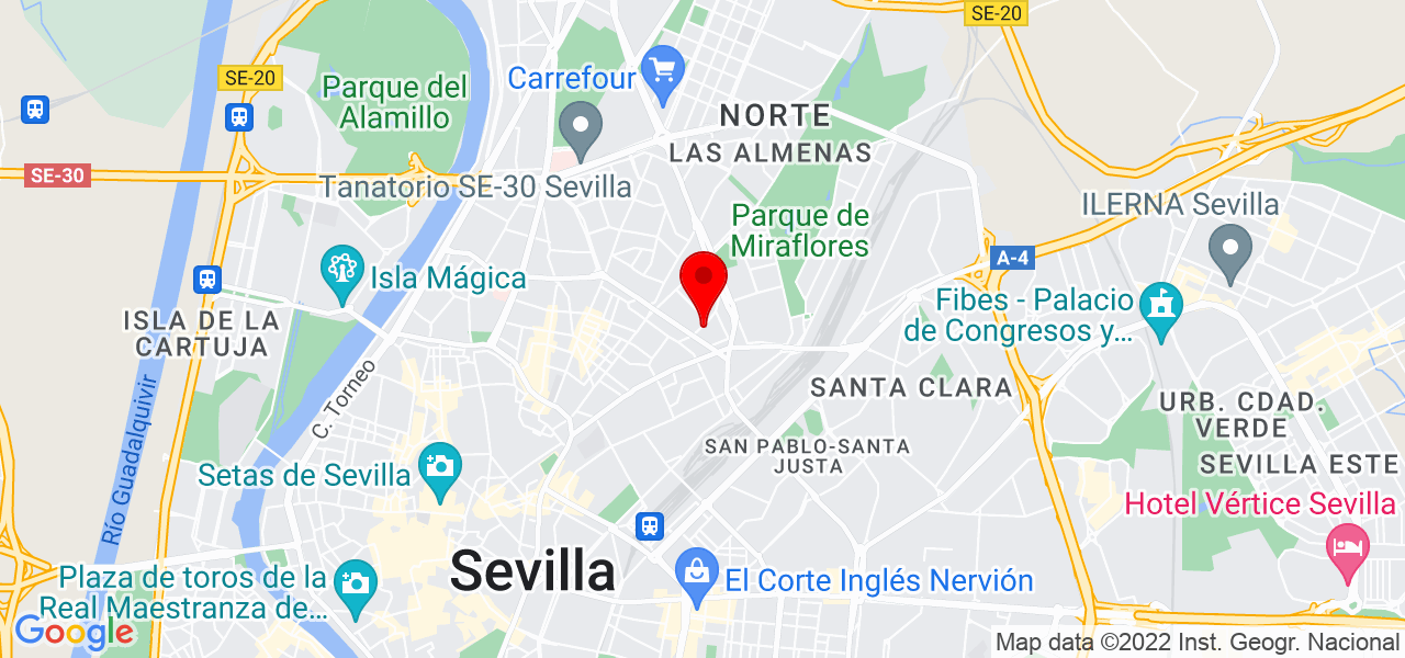 Meriyem - Andalucía - Sevilla - Mapa
