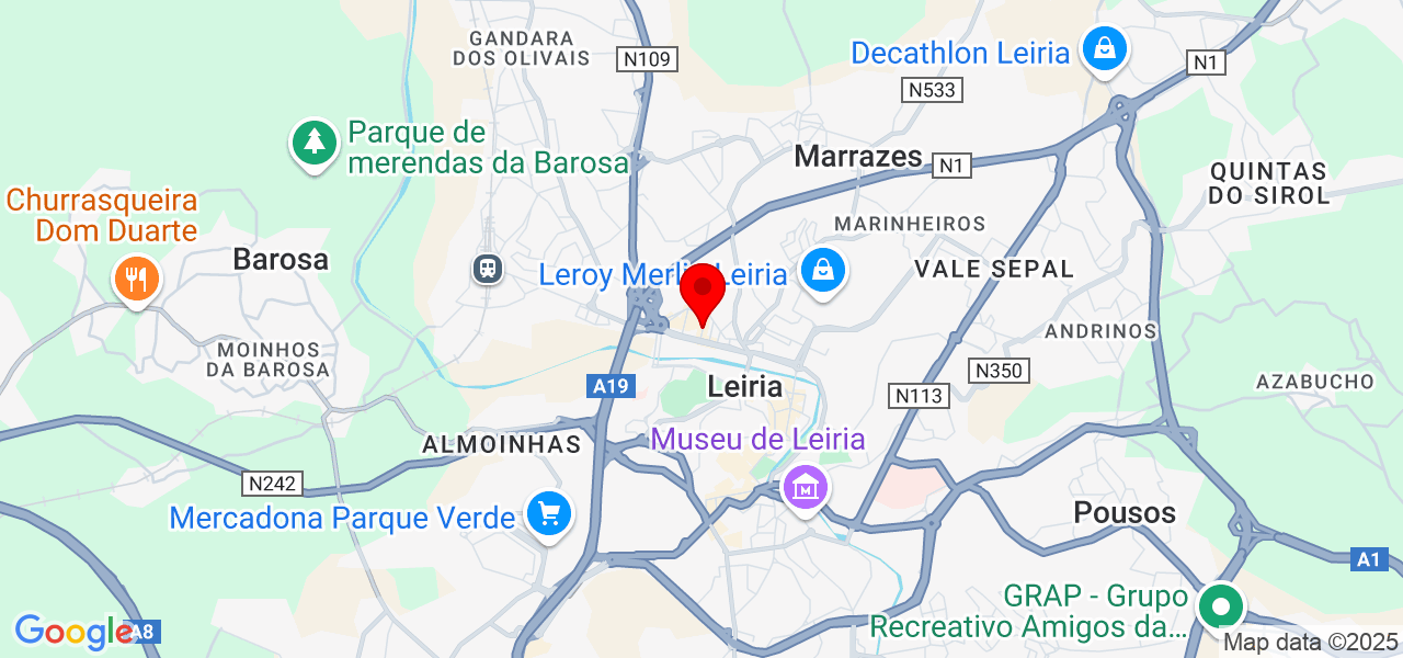 Orlando Remodela&ccedil;&otilde;es - Leiria - Leiria - Map