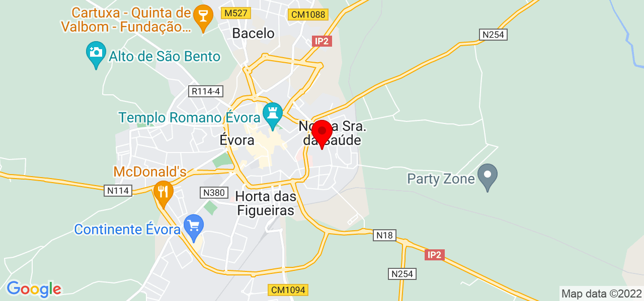 Mara Almeida - Évora - Évora - Mapa