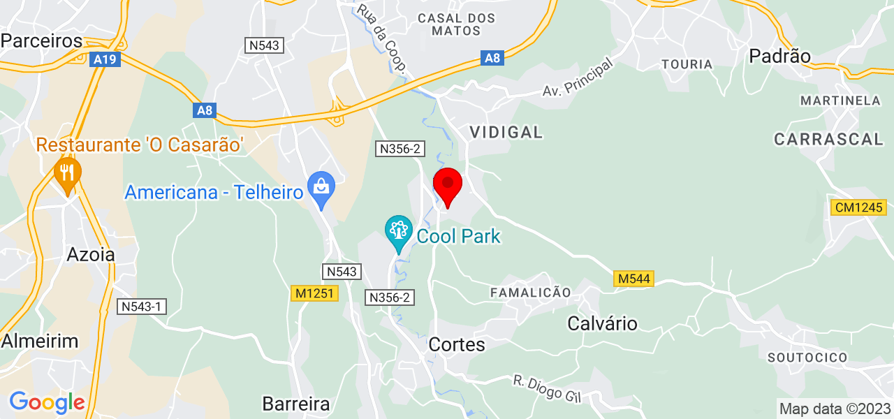 Anica - Leiria - Leiria - Mapa