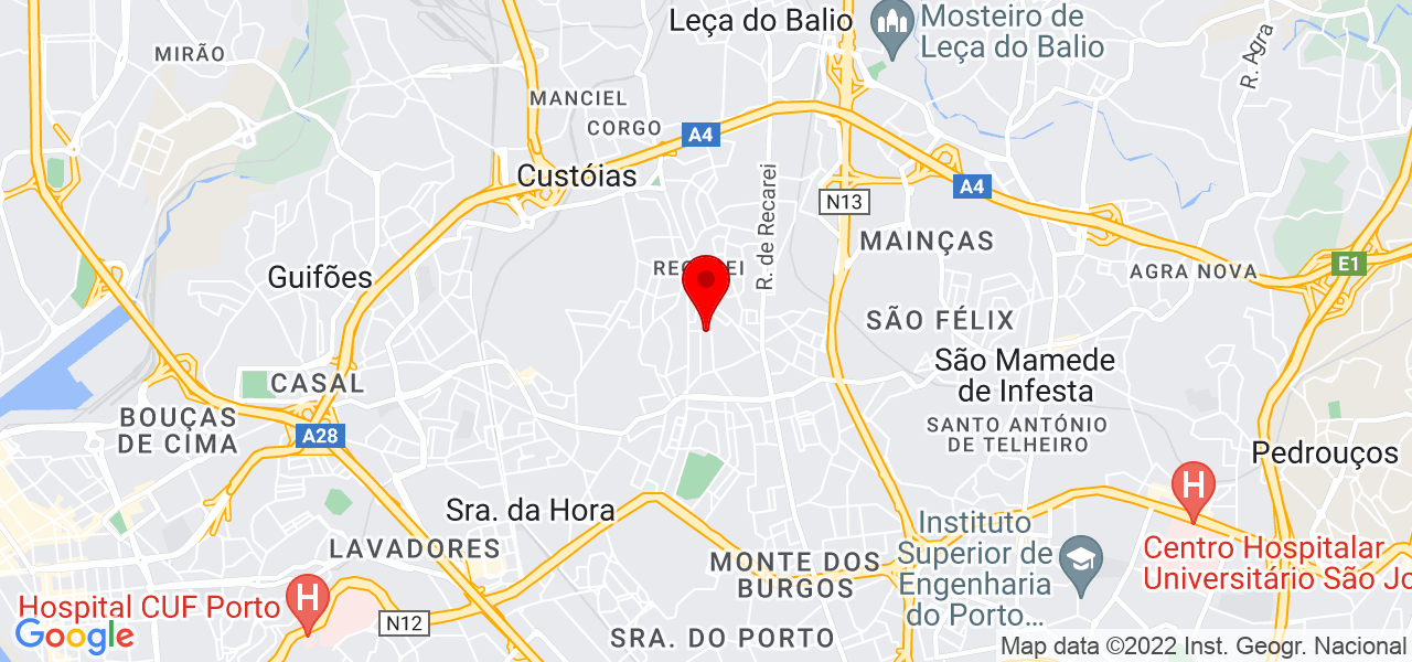 Filipe Carvalho - Porto - Matosinhos - Mapa