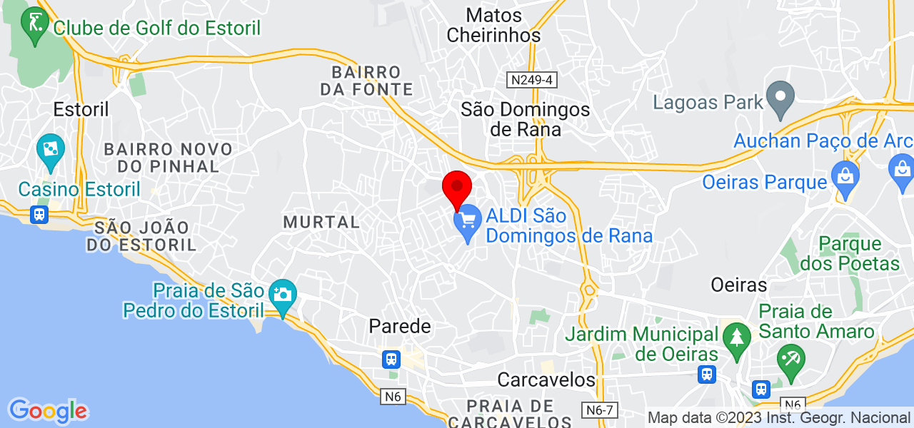 Cortesiatropikal - Lisboa - Cascais - Mapa