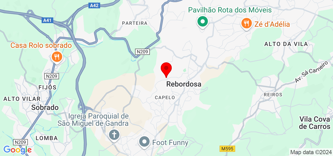 Luis - Porto - Paredes - Mapa