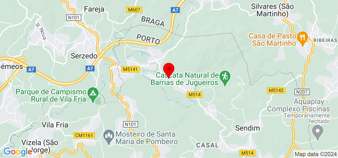 Marta Costa - Porto - Felgueiras - Mapa
