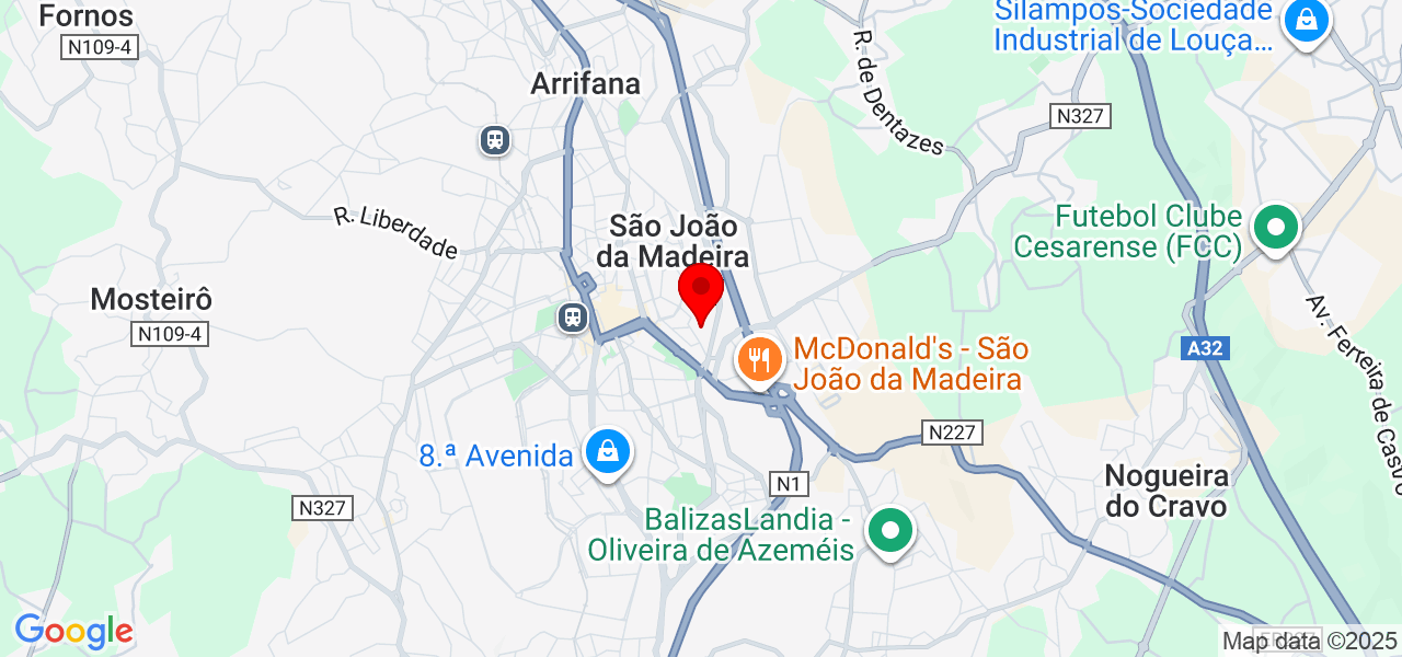 Organizo(-te!) - Aveiro - São João da Madeira - Map