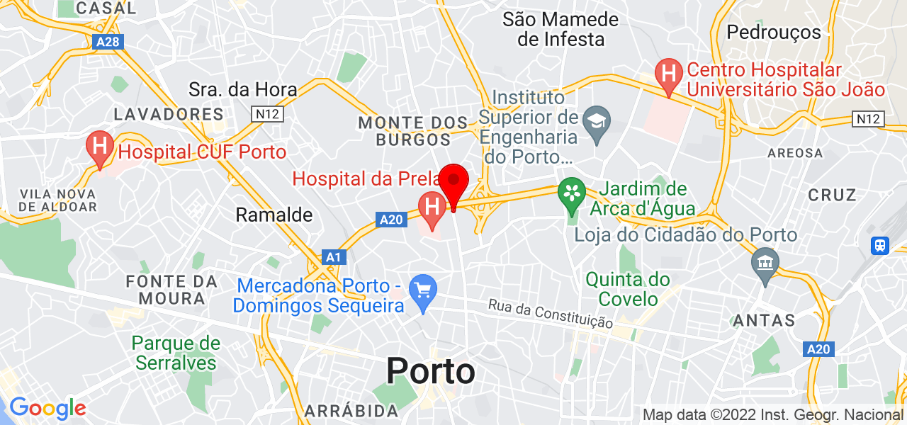 Wyl Galdino - Porto - Porto - Mapa