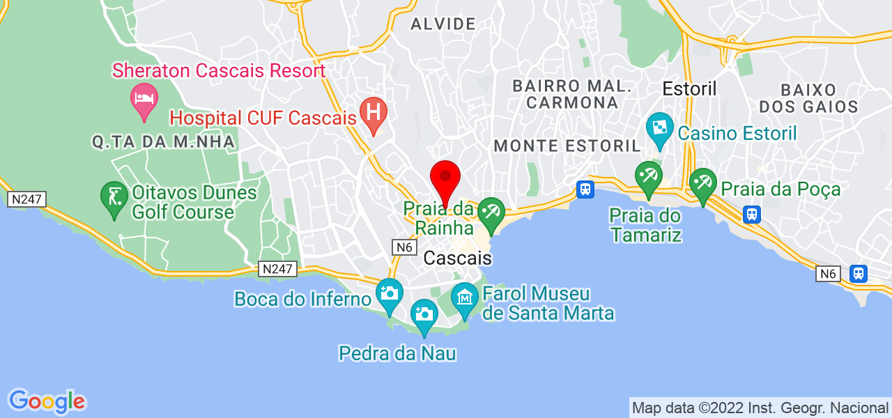 Andrei Criulean - Psicoterapeuta e Coach em Liderança - Lisboa - Cascais - Mapa