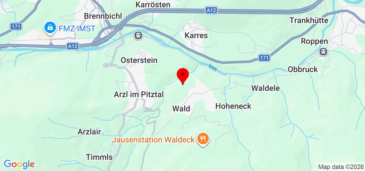 Die Prisca - Tirol - Imst - Karte