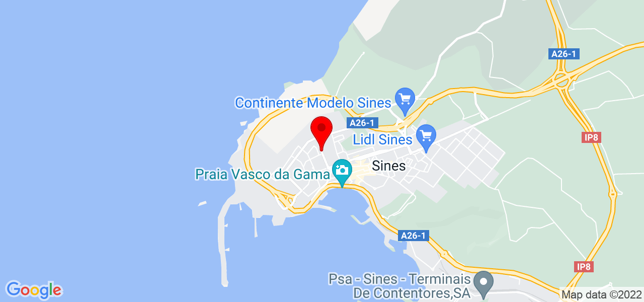 ANT.PRO.ART® - Setúbal - Sines - Map