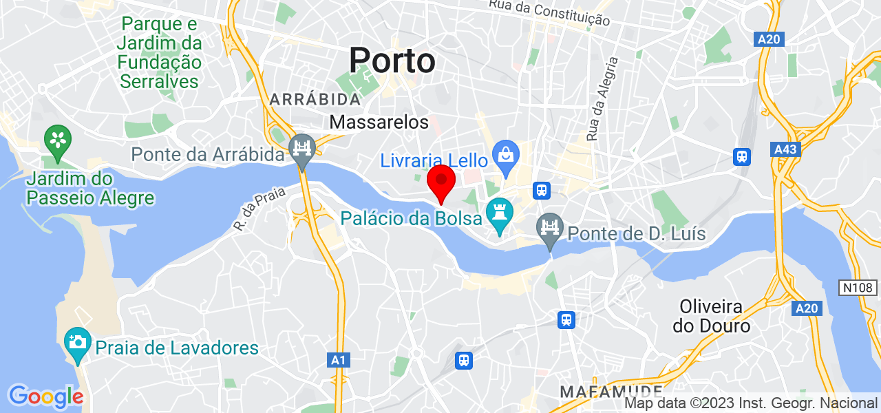 Anna Estrela - Porto - Porto - Mapa