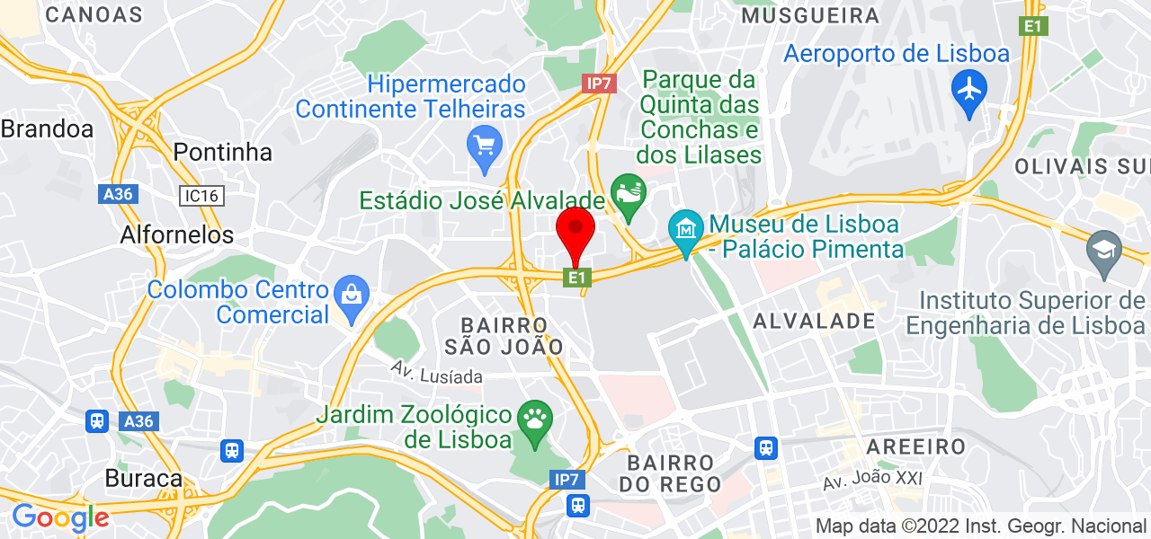 Bruno Megre - Lisboa - Lisboa - Mapa