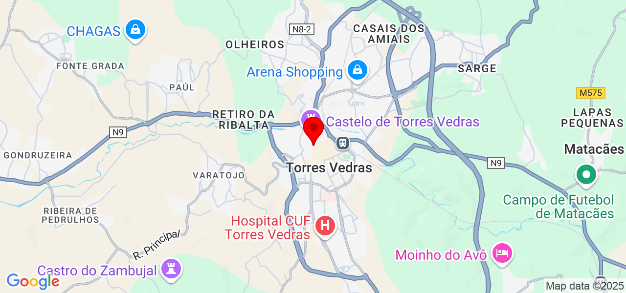 Dias Car | Reparação Automóvel - Lisboa - Torres Vedras - Mapa