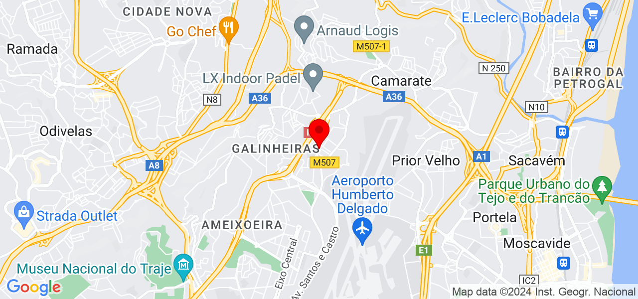 Nuno Laranjeira - Lisboa - Loures - Mapa