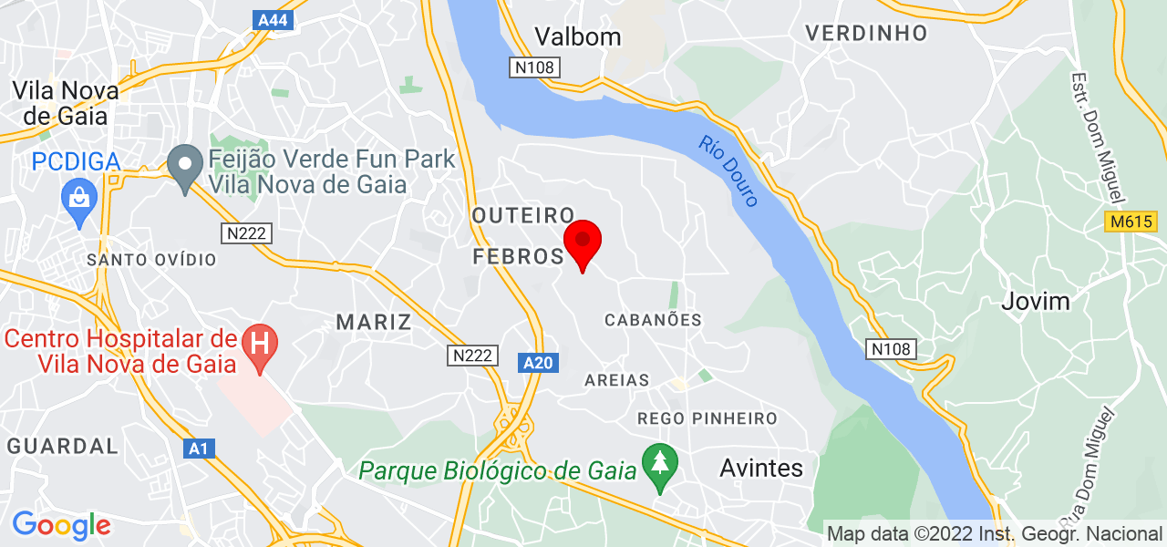 Sofia Silva - Porto - Vila Nova de Gaia - Mapa