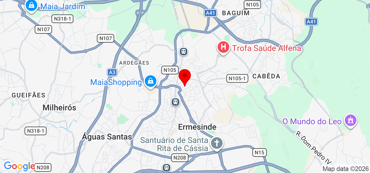 Mónica Martins - Porto - Valongo - Mapa