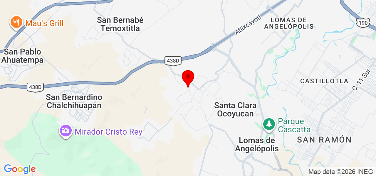 Mantenimiento eléctrico sanchez - Puebla - Ocoyucan - Map