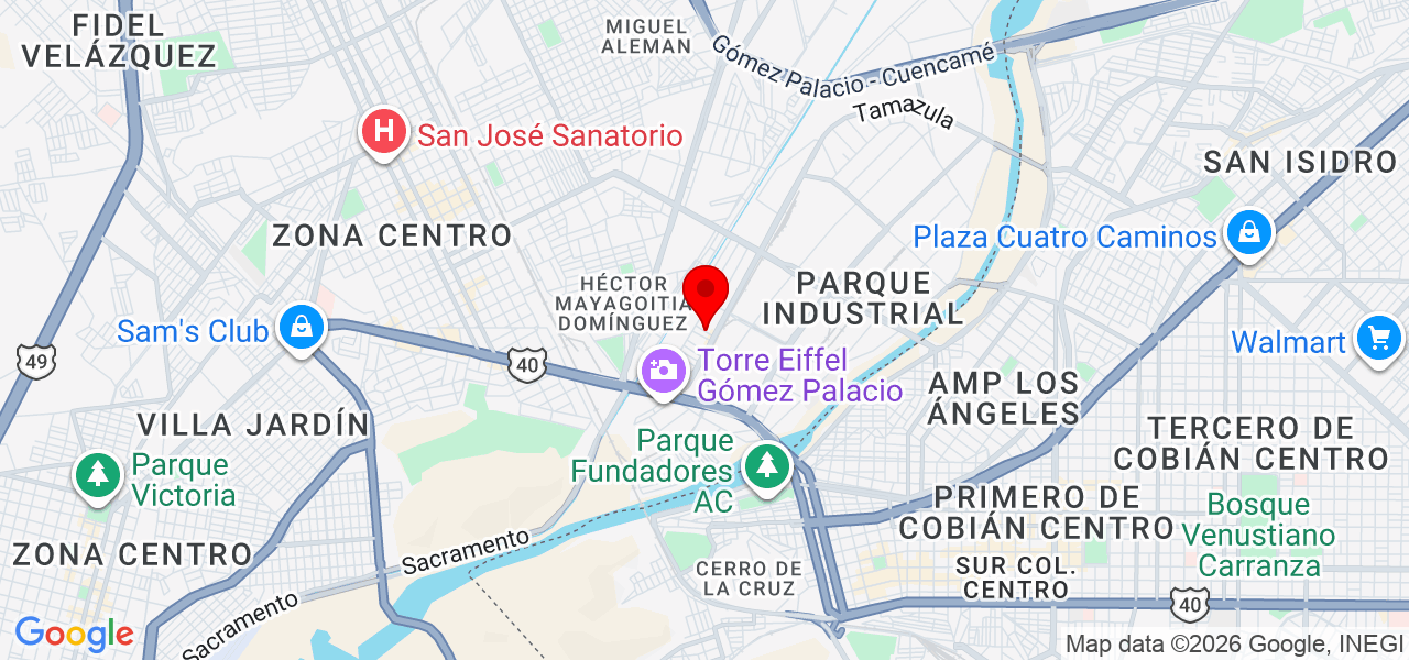 SILAG multiservicios - Durango - Gómez Palacio - Mapa