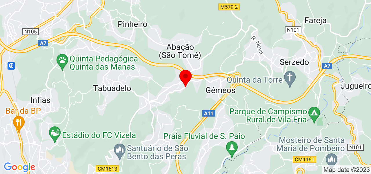 Deyna - Braga - Guimarães - Mapa